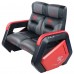 E-Blue Auroza Double Gaming Sofa Black/Red